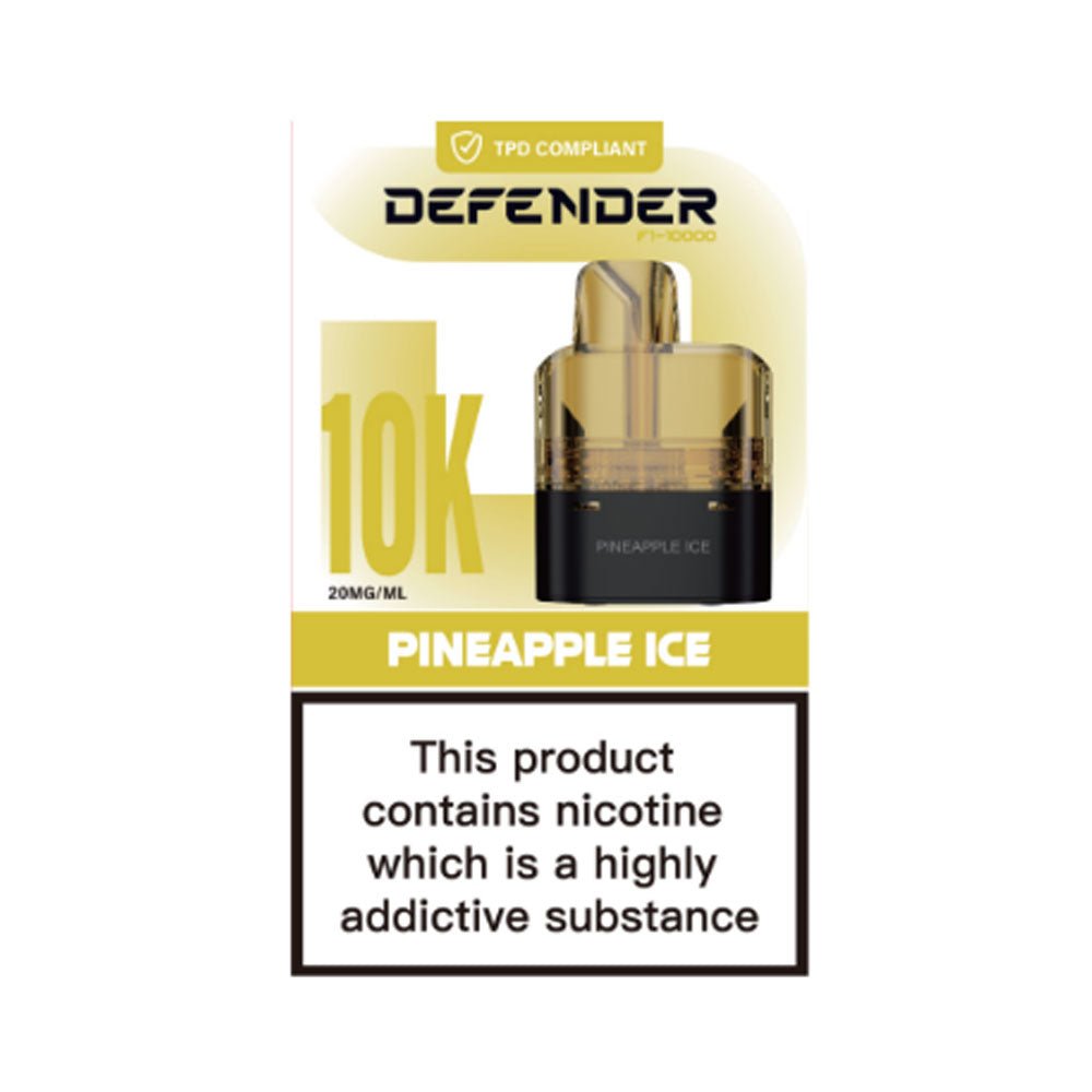 buy Defender F1 - 10000 Replacement Refill Pods ( Box of 10 ) at Wolfvapes.co.uk