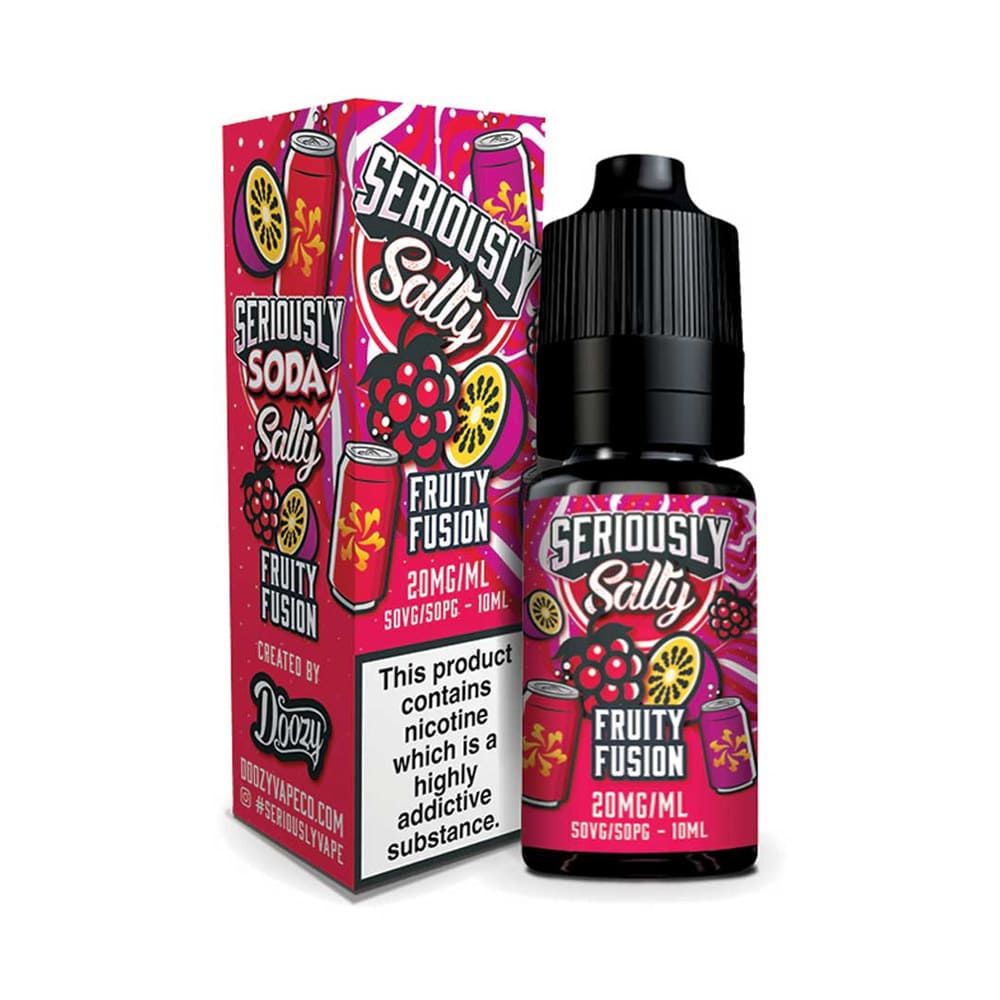 buy Doozy Vape Seriously Soda Nic Salt 10ml E - Liquid Box of 10 at Wolfvapes.co.uk
