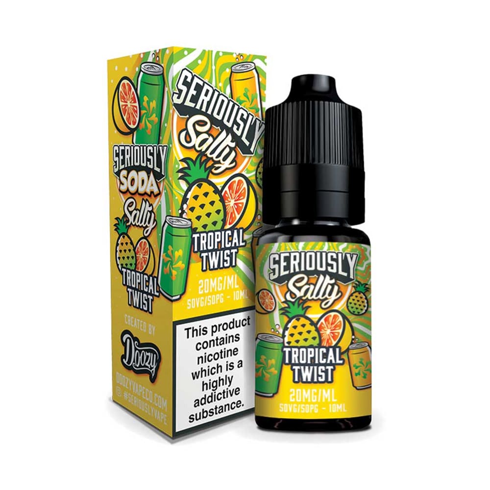 buy Doozy Vape Seriously Soda Nic Salt 10ml E - Liquid Box of 10 at Wolfvapes.co.uk