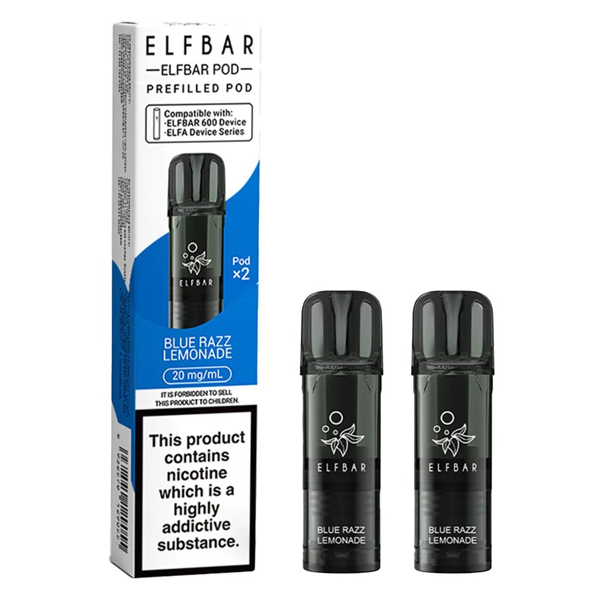buy Elf Bar 600 Prefilled Replacement Pods (Pack of 2) at Wolfvapes.co.uk