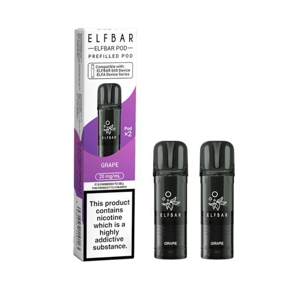 buy Elf Bar 600 Prefilled Replacement Pods (Pack of 2) at Wolfvapes.co.uk