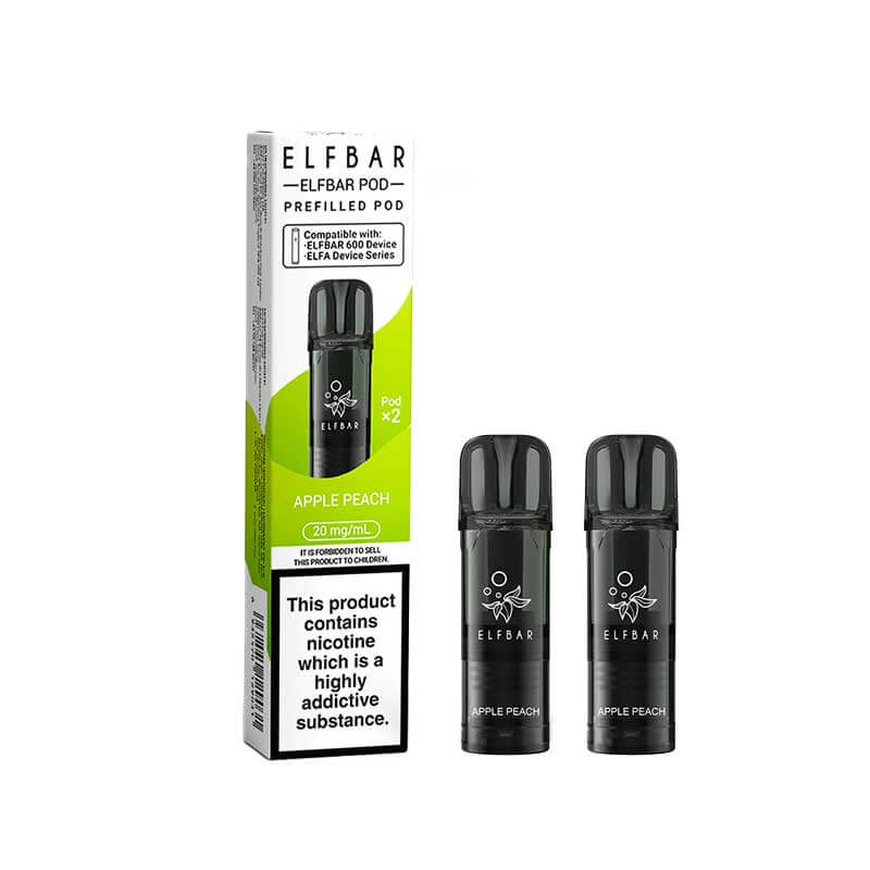 buy Elf Bar 600 Prefilled Replacement Pods (Pack of 2) at Wolfvapes.co.uk