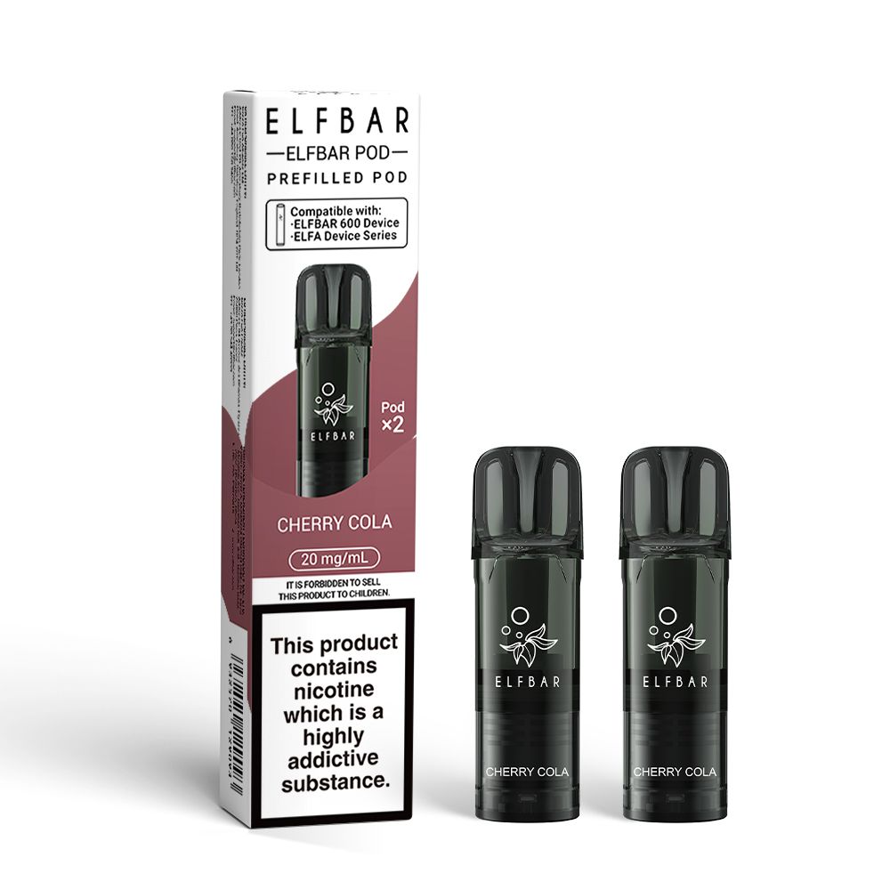 buy Elf Bar 600 Prefilled Replacement Pods (Pack of 2) at Wolfvapes.co.uk