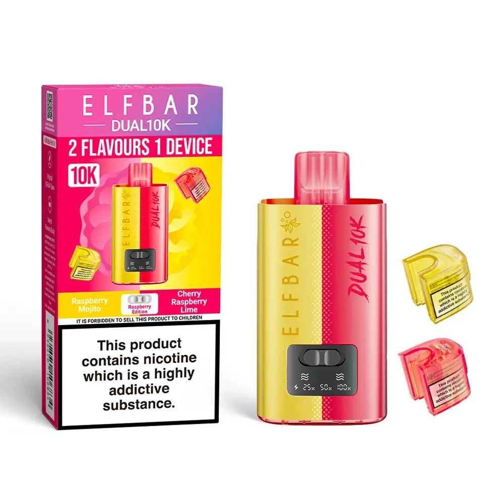 buy Elf Bar Dual 10K Prefilled Pod Vape 2 in 1 (Pack of 5) at Wolfvapes.co.uk