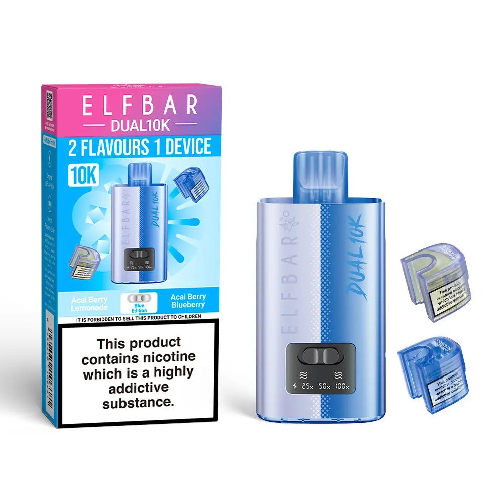 buy Elf Bar Dual 10K Prefilled Pod Vape 2 in 1 (Pack of 5) at Wolfvapes.co.uk