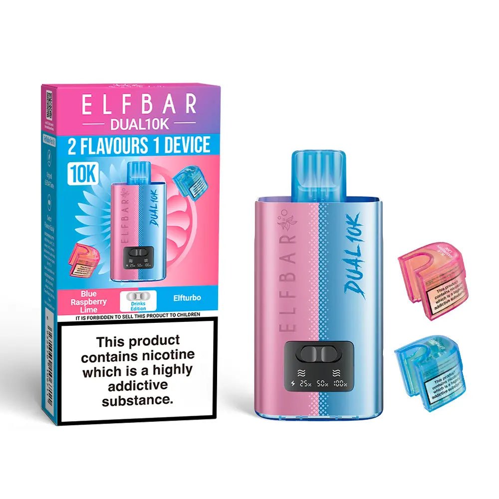 buy Elf Bar Dual 10K Prefilled Pod Vape 2 in 1 (Pack of 5) at Wolfvapes.co.uk