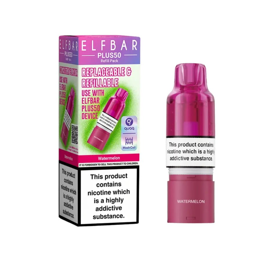 buy Elf Bar Plus 50 Refill Pod at Wolfvapes.co.uk