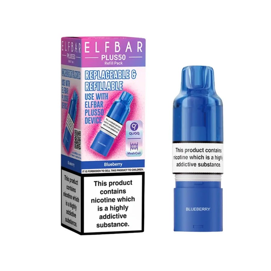 buy Elf Bar Plus 50 Refill Pod at Wolfvapes.co.uk