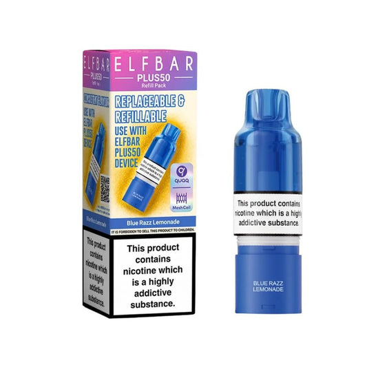 buy Elf Bar Plus 50 Refill Pod at Wolfvapes.co.uk