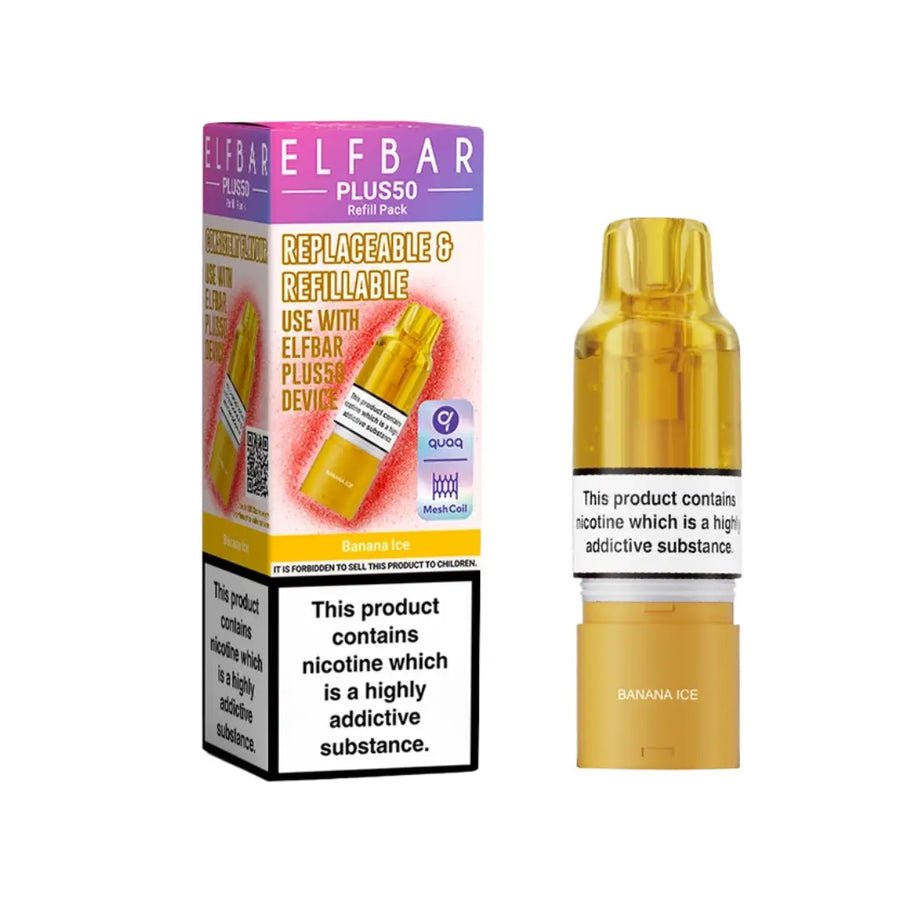 buy Elf Bar Plus 50 Refill Pod at Wolfvapes.co.uk