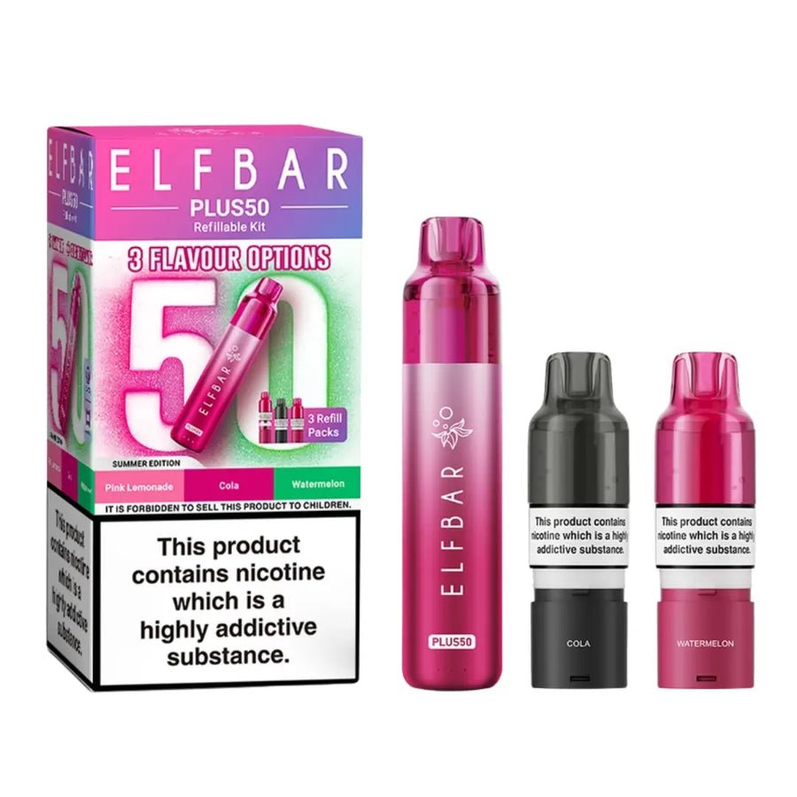 buy Elf Bar Plus 50 Vape Kit at Wolfvapes.co.uk