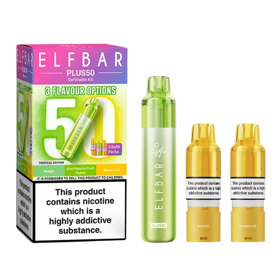 buy Elf Bar Plus 50 Vape Kit at Wolfvapes.co.uk