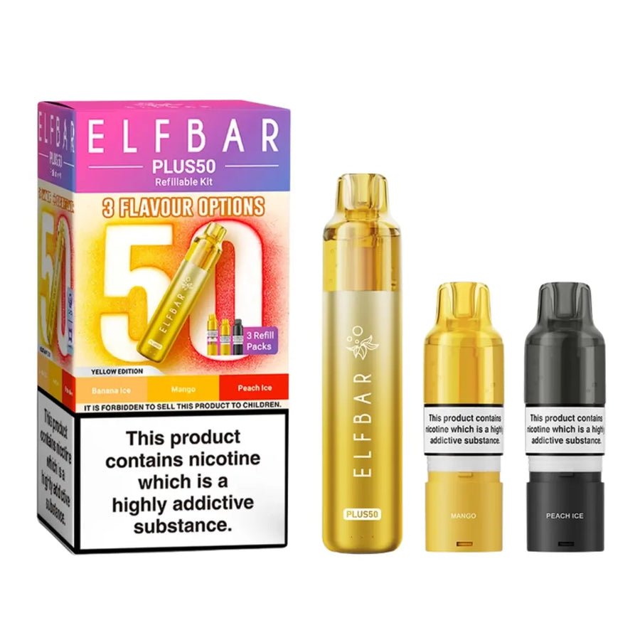 buy Elf Bar Plus 50 Vape Kit at Wolfvapes.co.uk