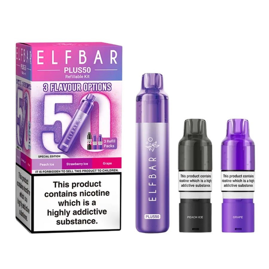 buy Elf Bar Plus 50 Vape Kit at Wolfvapes.co.uk