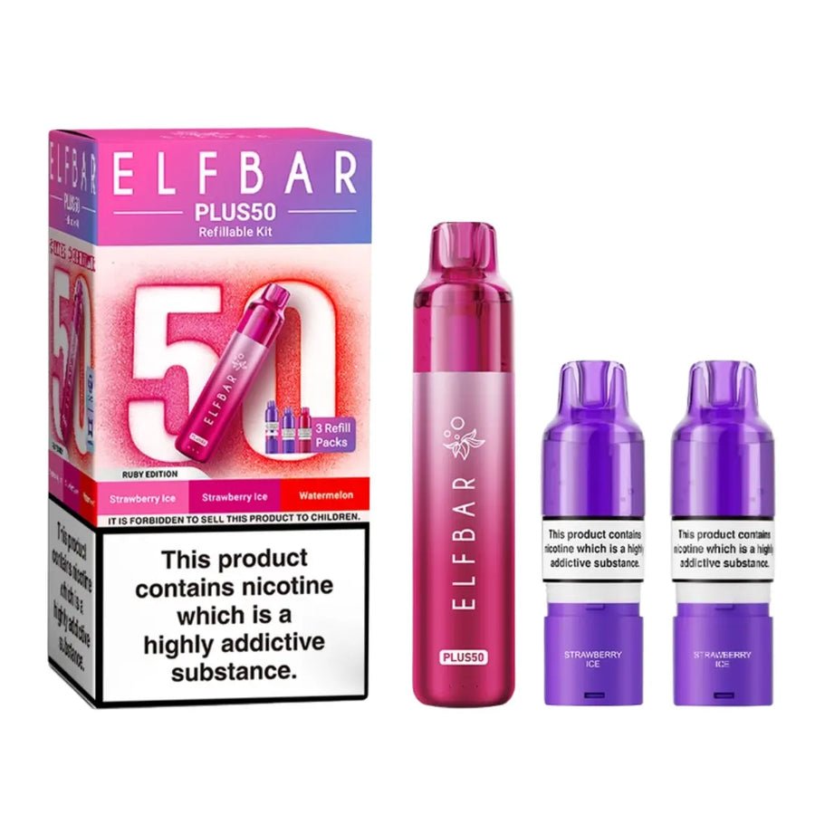 buy Elf Bar Plus 50 Vape Kit at Wolfvapes.co.uk