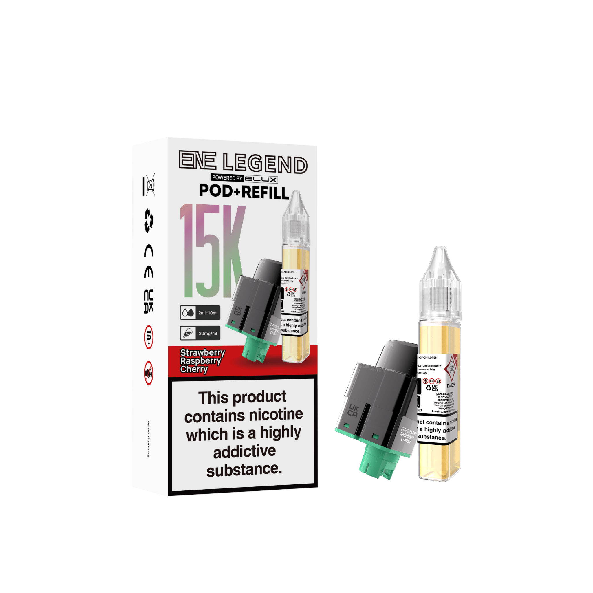 buy Elux ENE Legend 15k Replacement Pods Pack of 5 at Wolfvapes.co.uk