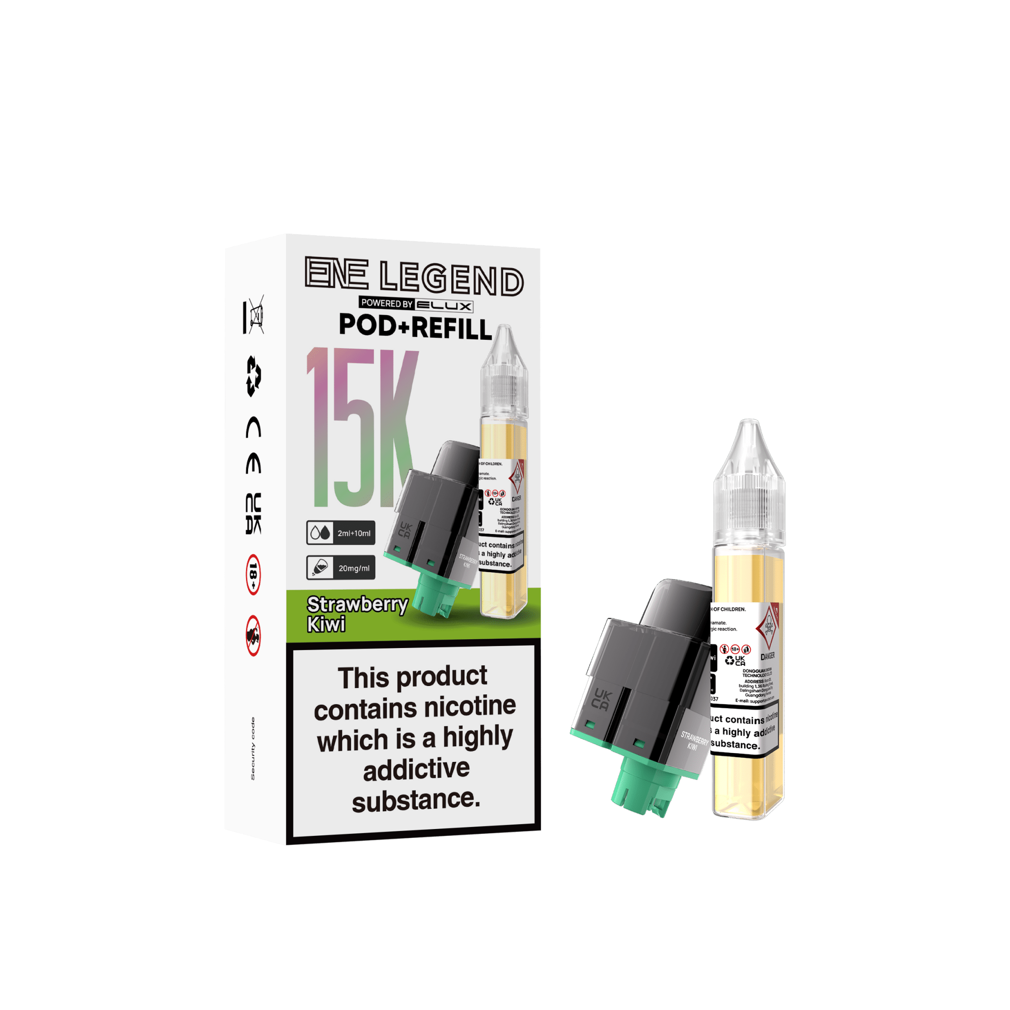 buy Elux ENE Legend 15k Replacement Pods Pack of 5 at Wolfvapes.co.uk