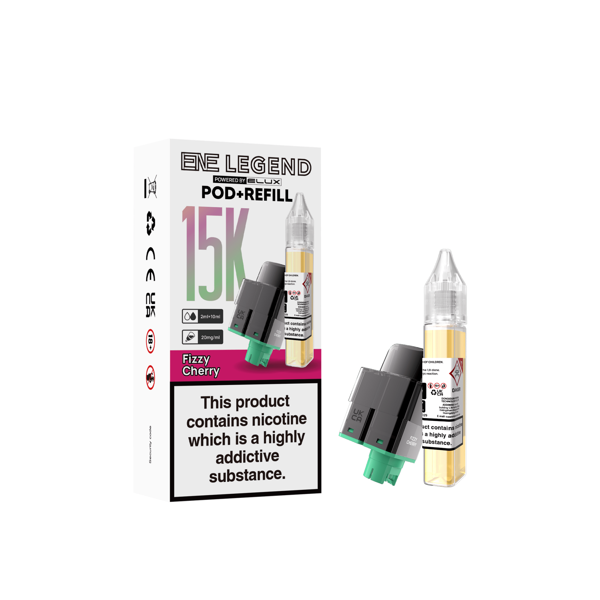 buy Elux ENE Legend 15k Replacement Pods Pack of 5 at Wolfvapes.co.uk