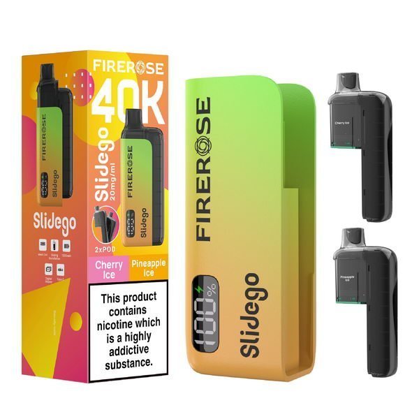buy Elux FireRose Slidego 40K Prefilled Pod Kit Box of 5 at Wolfvapes.co.uk