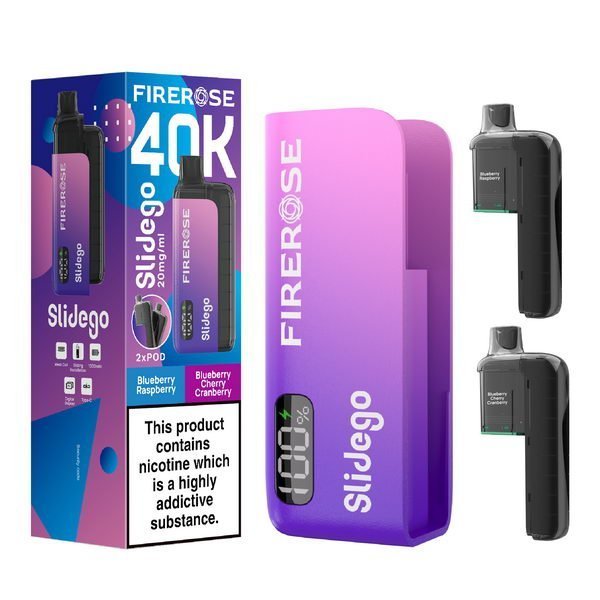 buy Elux FireRose Slidego 40K Prefilled Pod Kit Box of 5 at Wolfvapes.co.uk