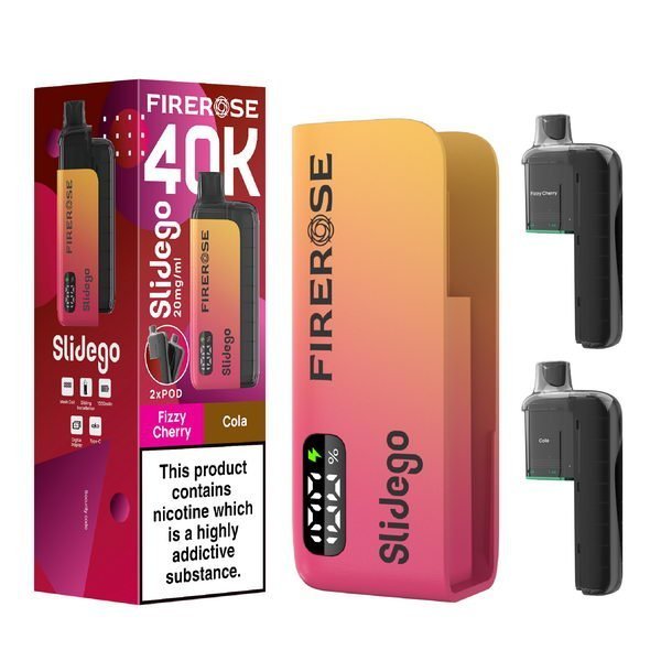 buy Elux FireRose Slidego 40K Prefilled Pod Kit Box of 5 at Wolfvapes.co.uk