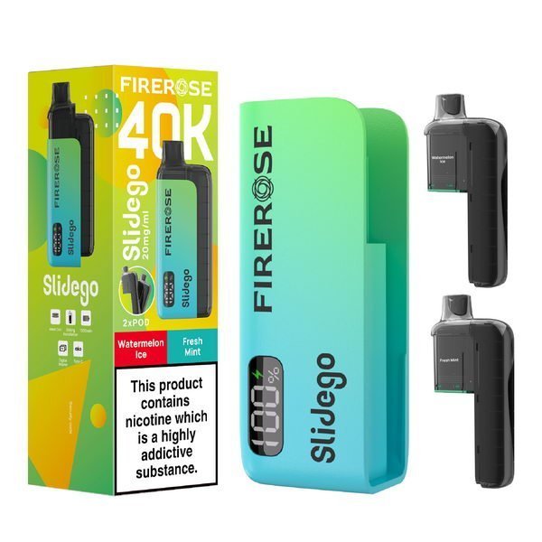 buy Elux FireRose Slidego 40K Prefilled Pod Kit Box of 5 at Wolfvapes.co.uk