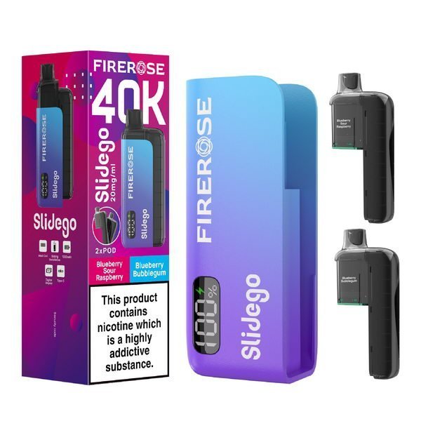 buy Elux FireRose Slidego 40K Prefilled Pod Kit Box of 5 at Wolfvapes.co.uk