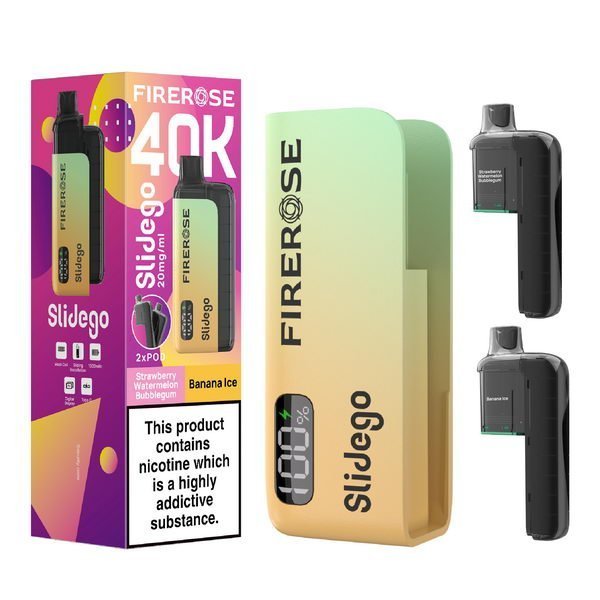 buy Elux FireRose Slidego 40K Prefilled Pod Kit Box of 5 at Wolfvapes.co.uk