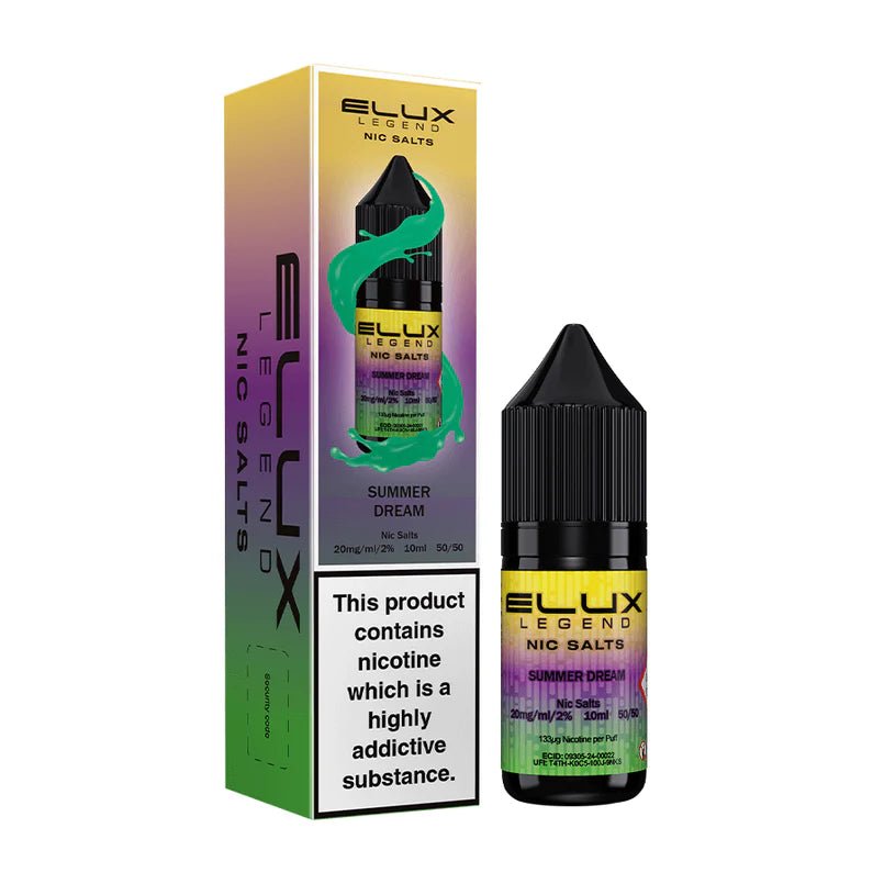 buy Elux Legend Nic Salts - 10ml E - liquids - Box of 10 at Wolfvapes.co.uk