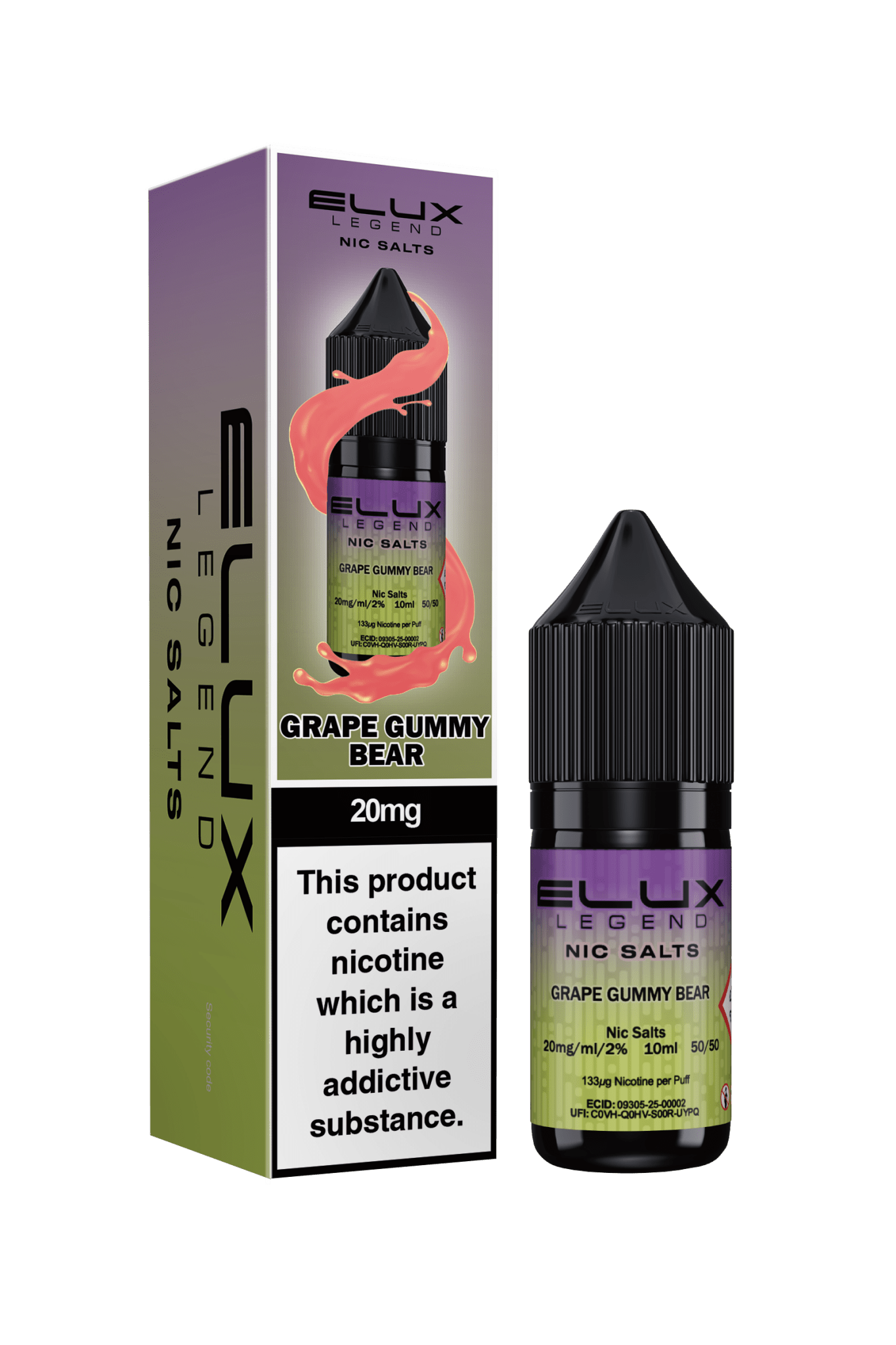 Elux Legend Nic Salts | 10ml E-liquids | Box of 10 | Wolfvapes Elux Legend Nic Salts | 10ml E-liquids | Box of 10 | Wolfvapes