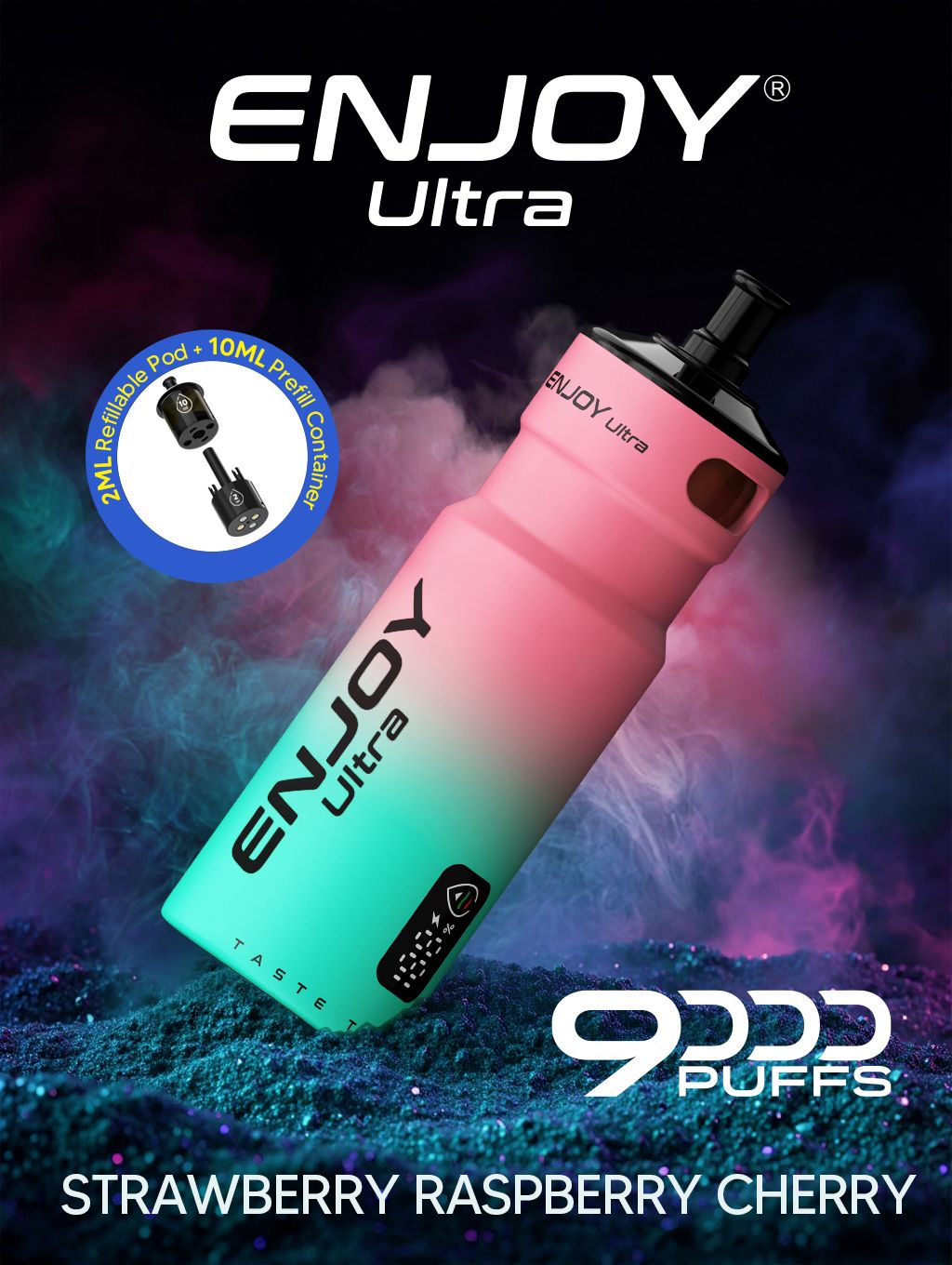 buy Enjoy Ultra 9000 Refill Pods Pack of 5 at Wolfvapes.co.uk