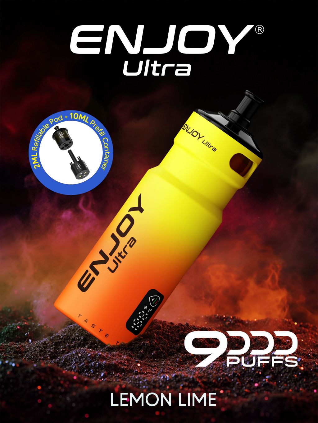 buy Enjoy Ultra 9000 Refill Pods Pack of 5 at Wolfvapes.co.uk