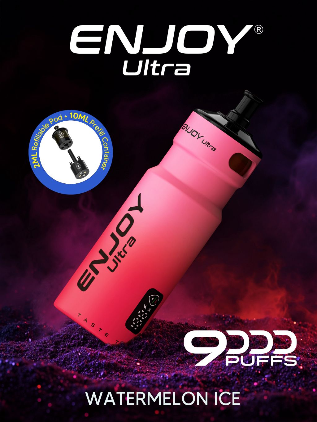 buy Enjoy Ultra 9000 Refill Pods Pack of 5 at Wolfvapes.co.uk