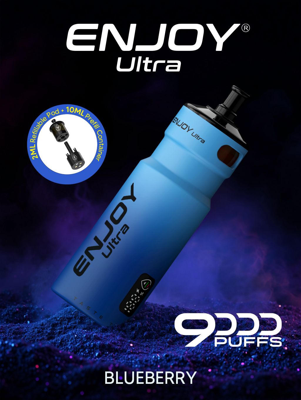 buy Enjoy Ultra 9000 Vape Kit Box of 5 at Wolfvapes.co.uk