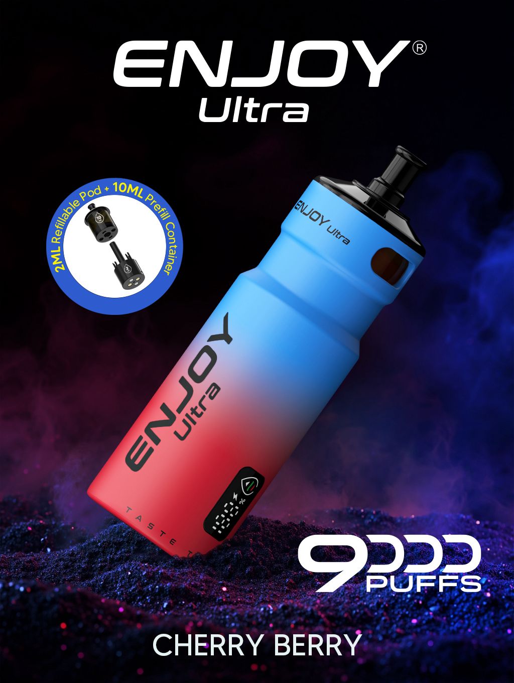 buy Enjoy Ultra 9000 Vape Kit Box of 5 at Wolfvapes.co.uk