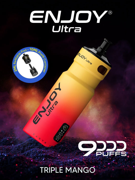 buy Enjoy Ultra 9000 Vape Kit Box of 5 at Wolfvapes.co.uk