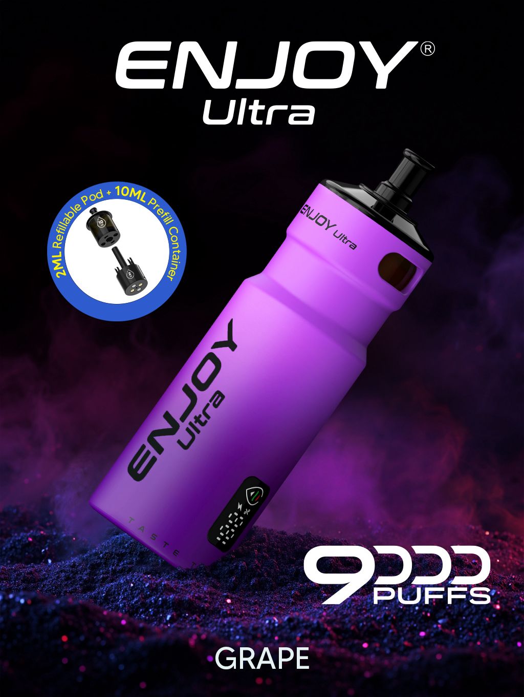 buy Enjoy Ultra 9000 Vape Kit Box of 5 at Wolfvapes.co.uk