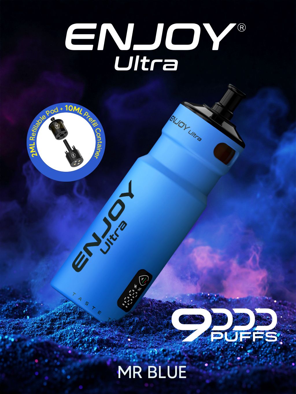 buy Enjoy Ultra 9000 Vape Kit Box of 5 at Wolfvapes.co.uk