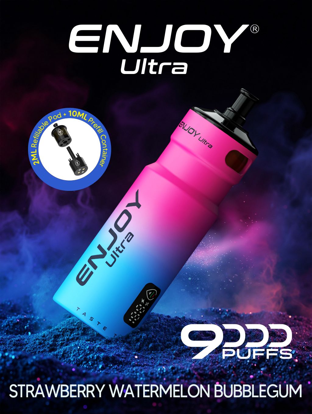 buy Enjoy Ultra 9000 Vape Kit Box of 5 at Wolfvapes.co.uk