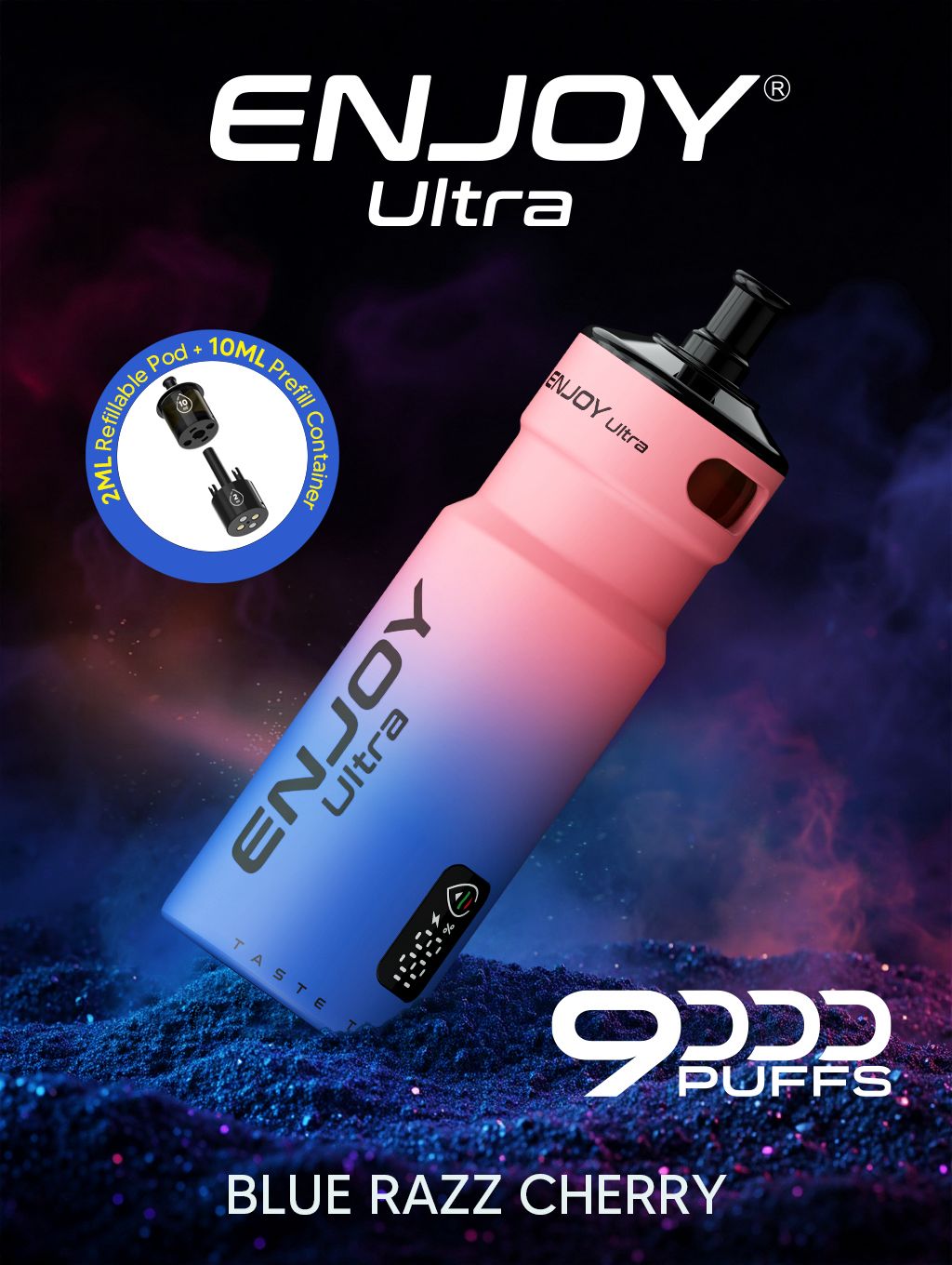 buy Enjoy Ultra 9000 Vape Kit Box of 5 at Wolfvapes.co.uk