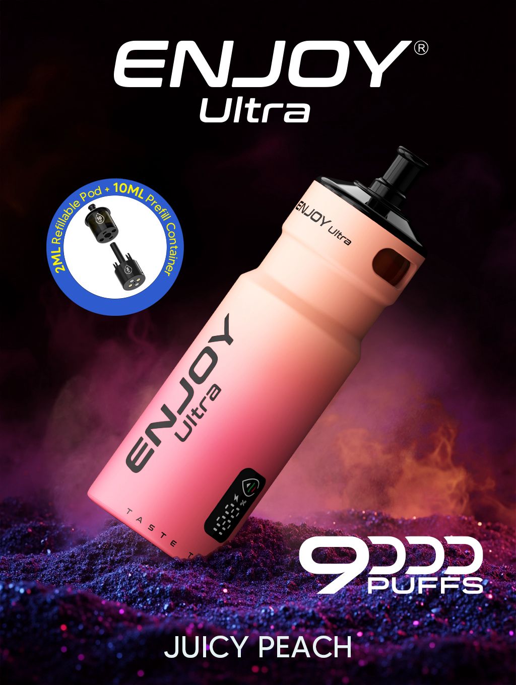 buy Enjoy Ultra 9000 Vape Kit Box of 5 at Wolfvapes.co.uk