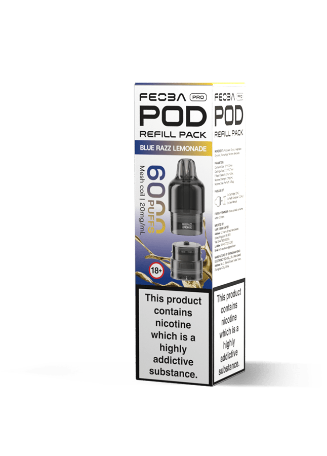 buy Feoba Pro 6000 Replacement Pods Box of 5 at Wolfvapes.co.uk