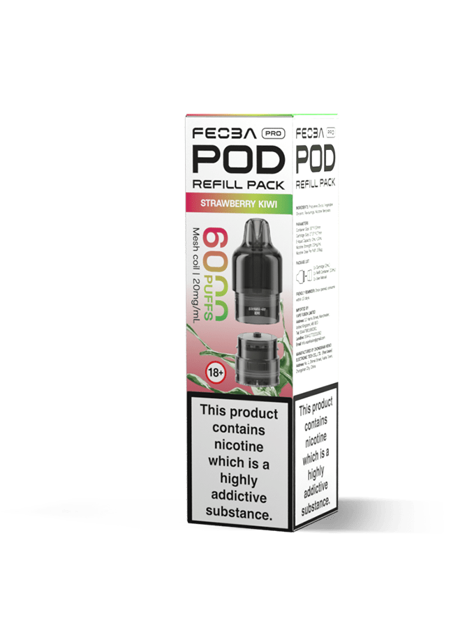 buy Feoba Pro 6000 Replacement Pods Box of 5 at Wolfvapes.co.uk