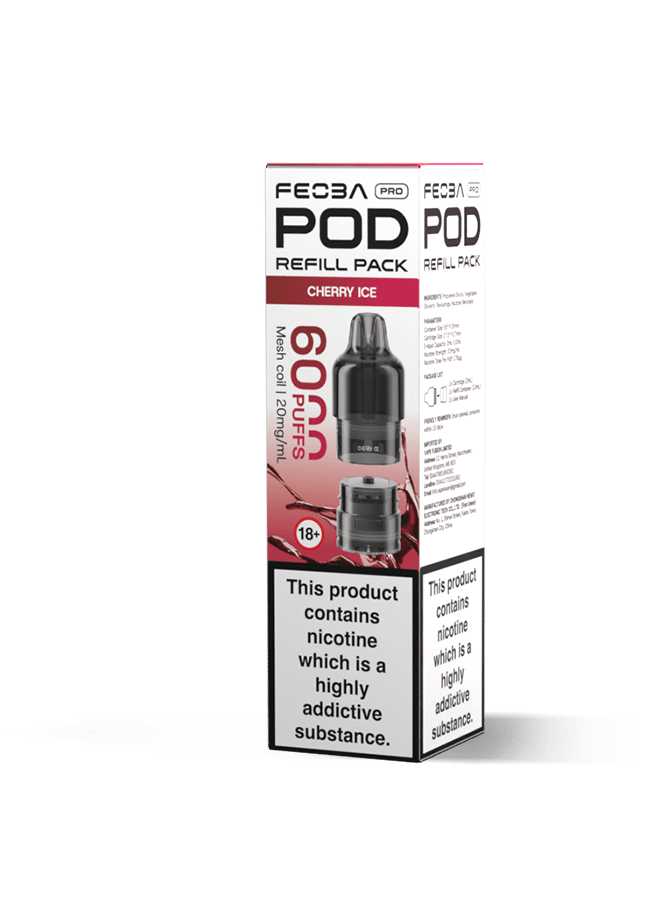 buy Feoba Pro 6000 Replacement Pods Box of 5 at Wolfvapes.co.uk