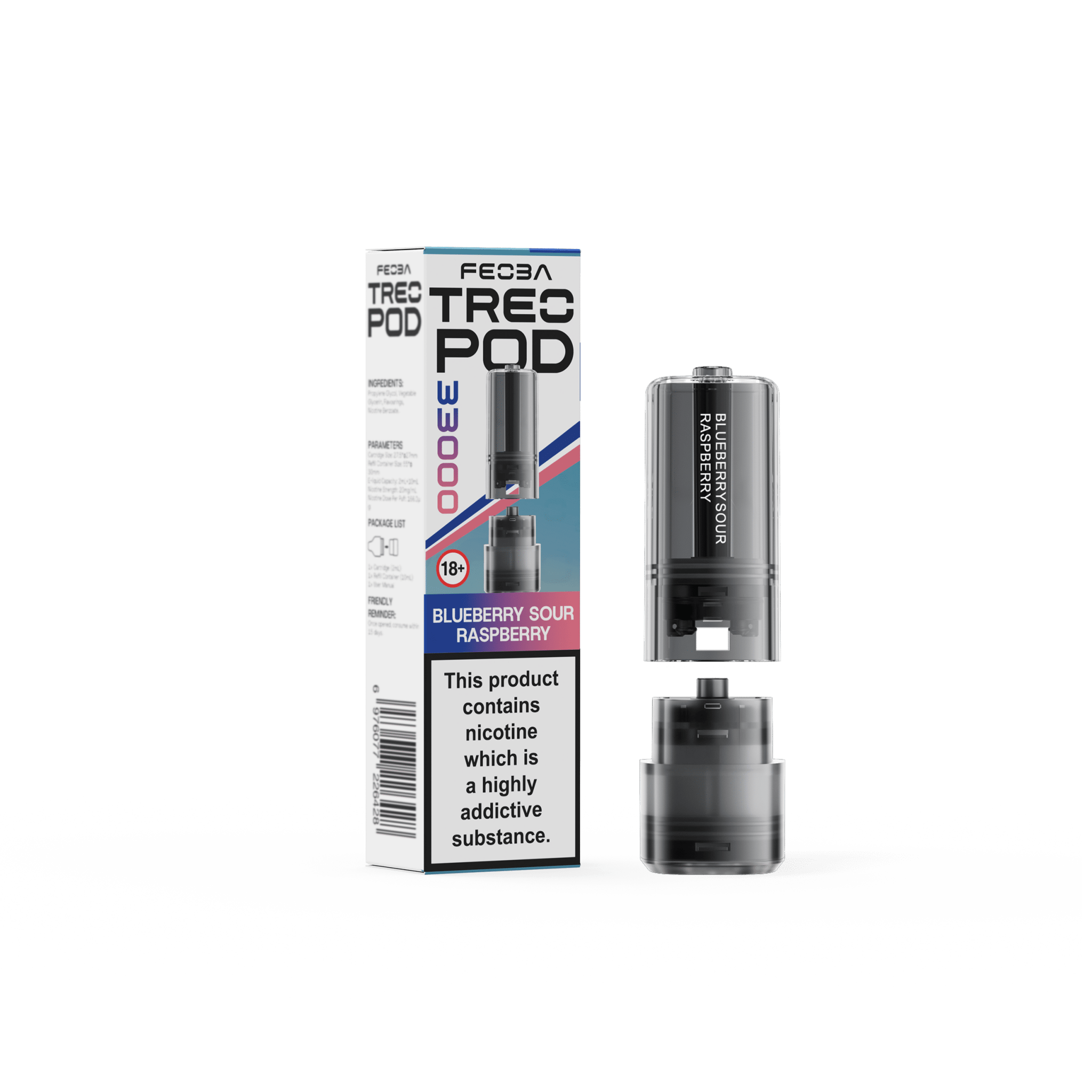 buy Feoba Treo 33k Replacement Pods Box of 5 at Wolfvapes.co.uk