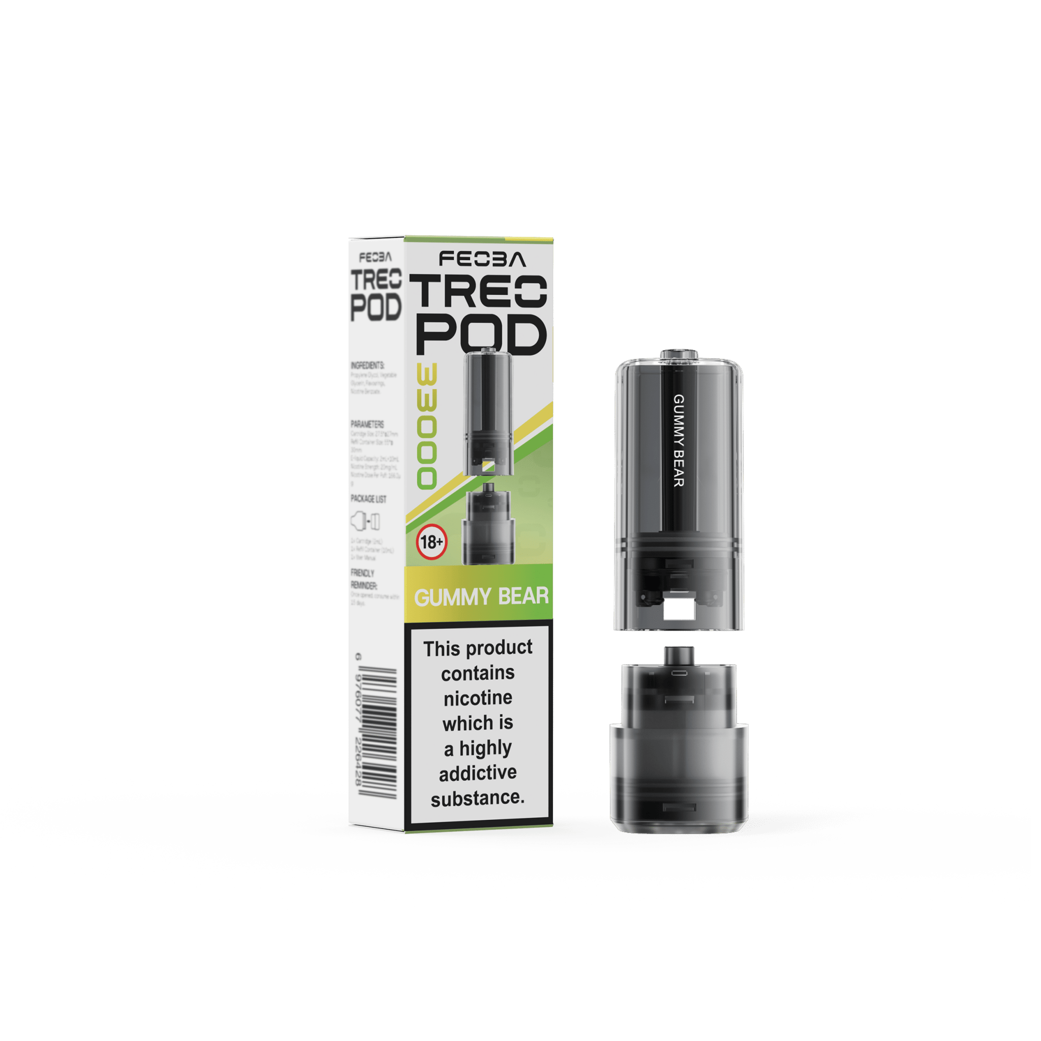 buy Feoba Treo 33k Replacement Pods Box of 5 at Wolfvapes.co.uk