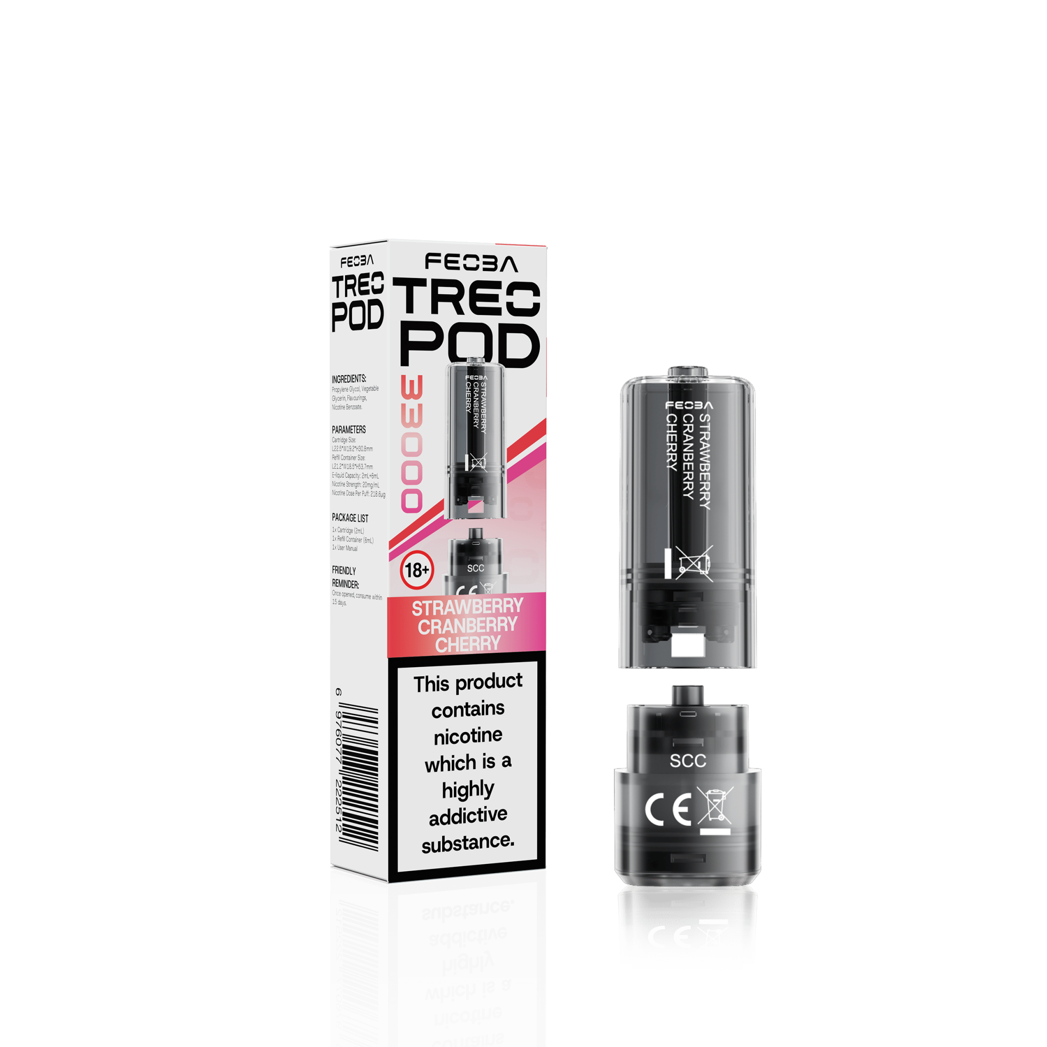 buy Feoba Treo 33k Replacement Pods Box of 5 at Wolfvapes.co.uk