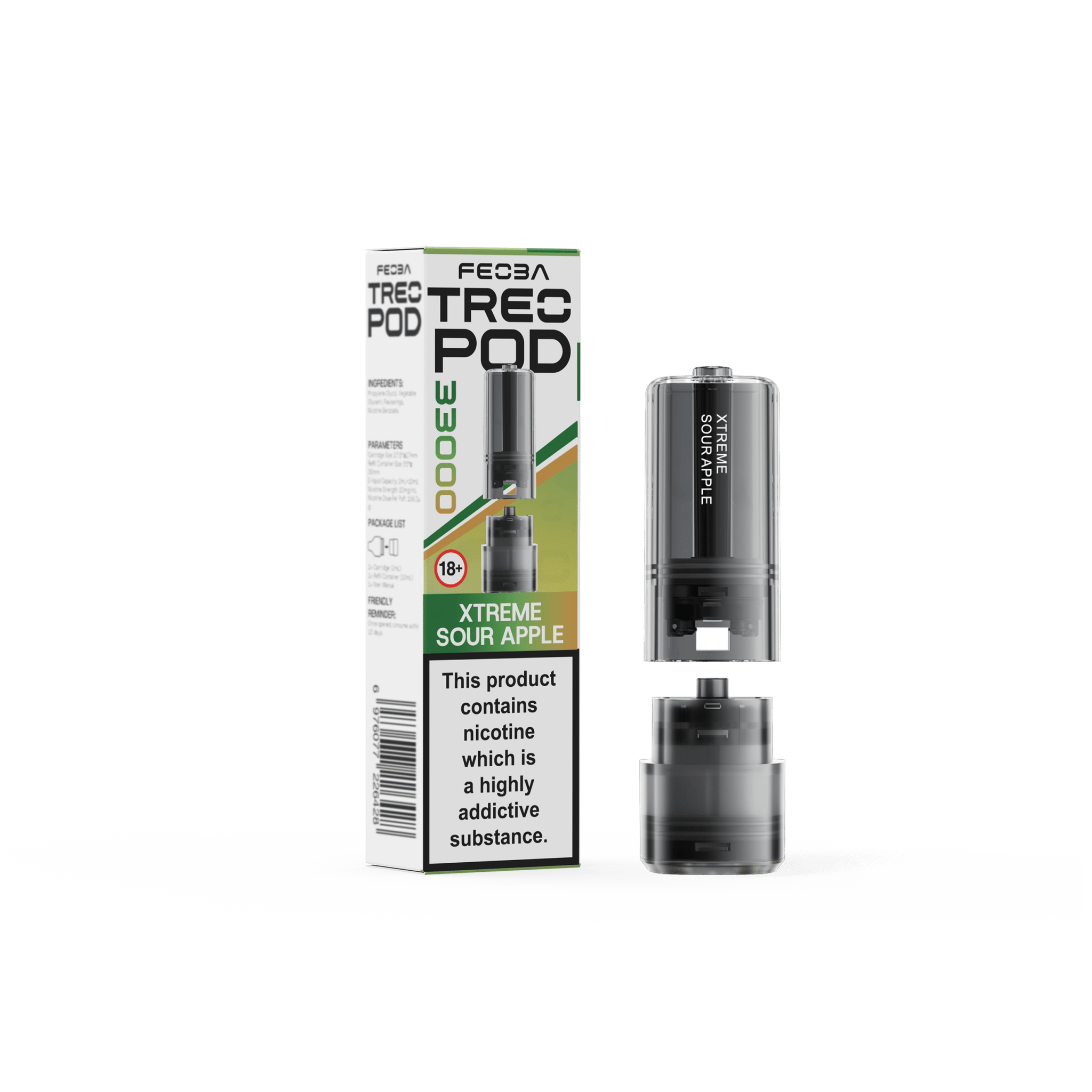 buy Feoba Treo 33k Replacement Pods Box of 5 at Wolfvapes.co.uk