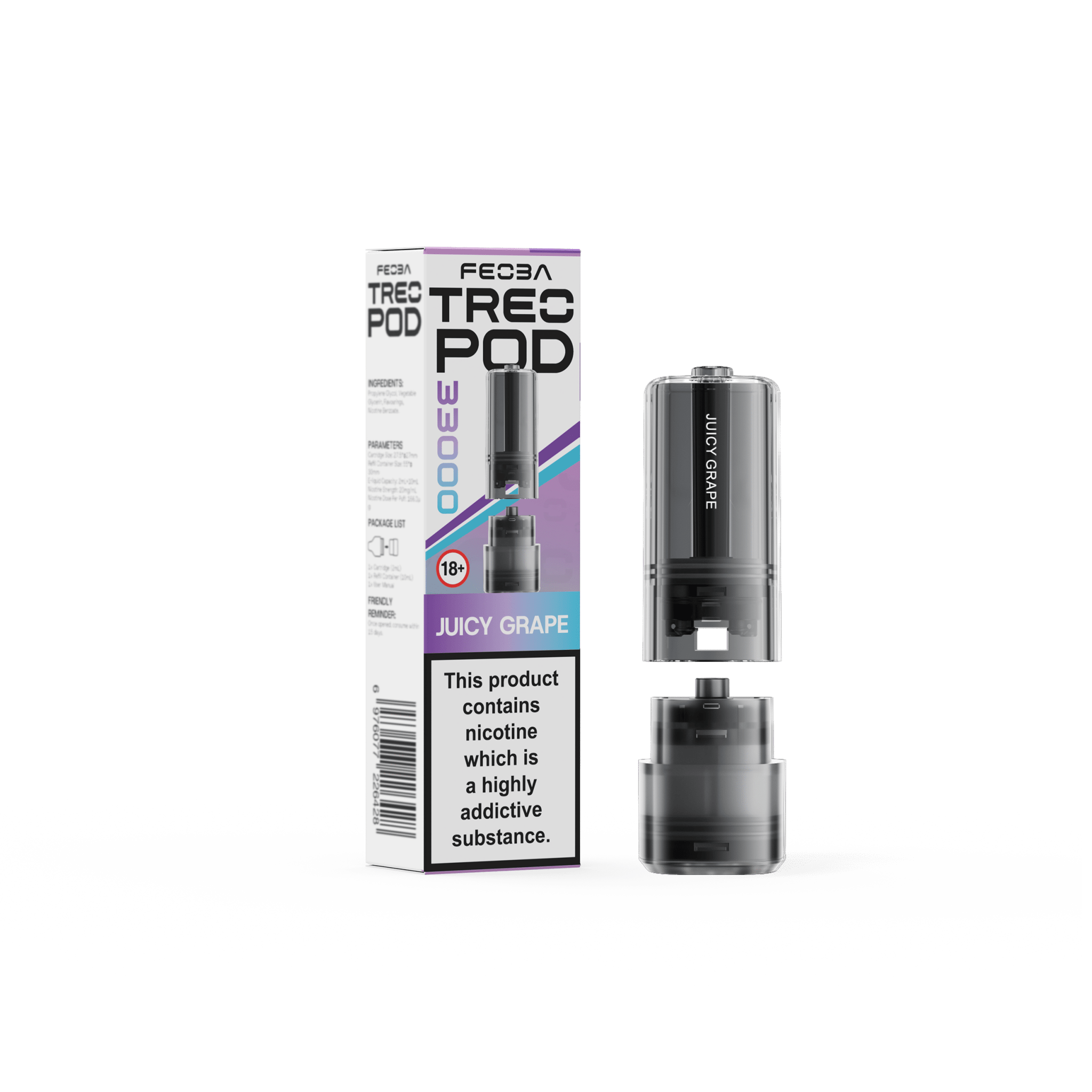 buy Feoba Treo 33k Replacement Pods Box of 5 at Wolfvapes.co.uk