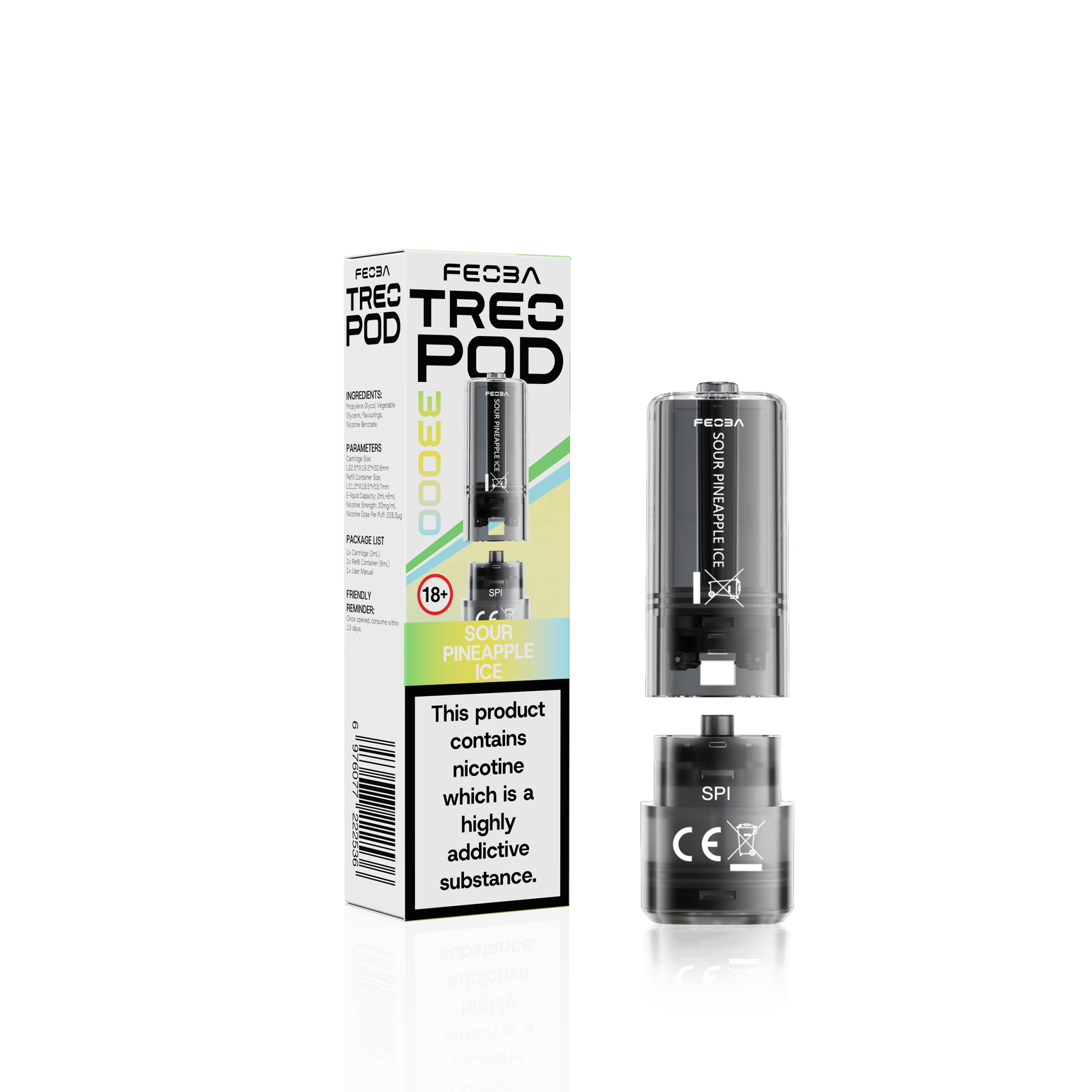 buy Feoba Treo 33k Replacement Pods Box of 5 at Wolfvapes.co.uk